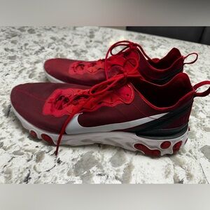 Nike React Element 55 Team Red - Size 13 Mens Shoes